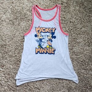 Vintage Disney Minne and Mickey Mouse Womens Tank Top Retro Sz MEDIUM